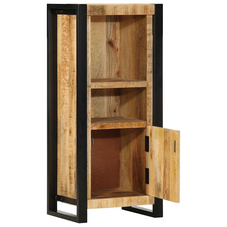 Vidaxl badkamerkast 40x30x90 cm massief ruw mangohout