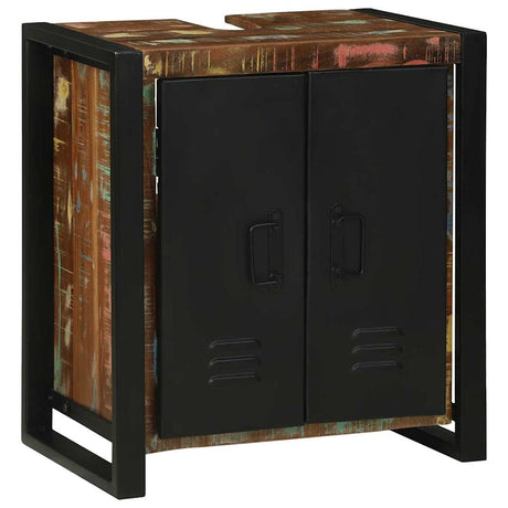 Vidaxl wastafelkast bruin 55 x 35 x 60 cm massief gerecycled hout
