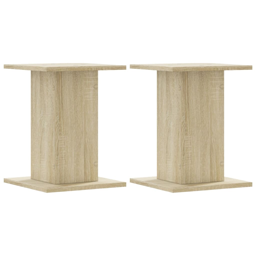 VidaXL Pflanzenständer 2 Stk. 30x30x40 cm Holzwerkstoff Sonoma-Eiche