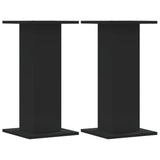 VidaXL Pflanzenständer 2 Stück 30x30x60 cm Holzwerkstoff schwarz