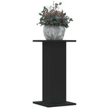 VidaXL Pflanzenständer 2 Stück 30x30x60 cm Holzwerkstoff schwarz