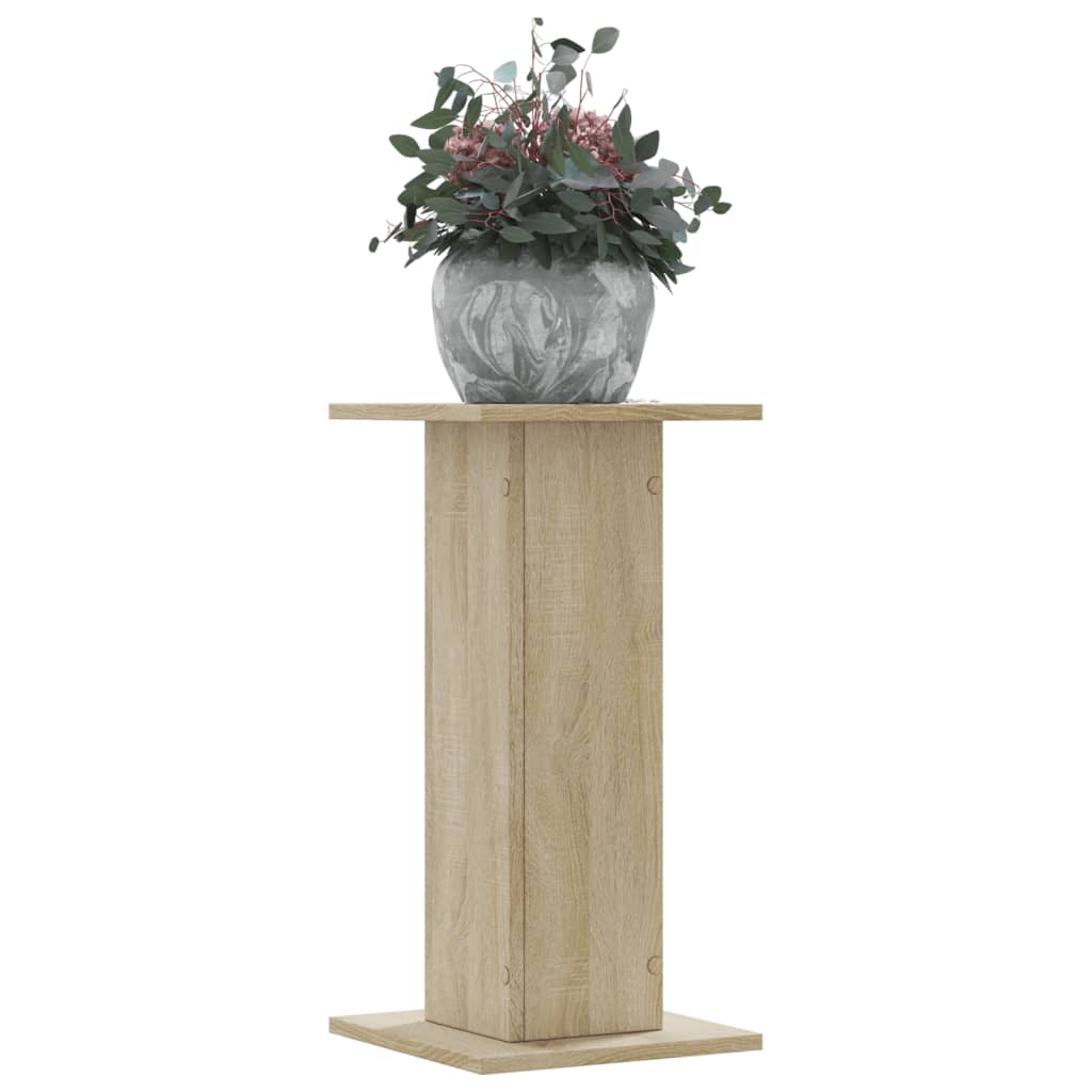 Vidaxxl Pflanzenständer 2 Stück 30x30x60 cm Holzwerkstoff Sonoma-Eiche