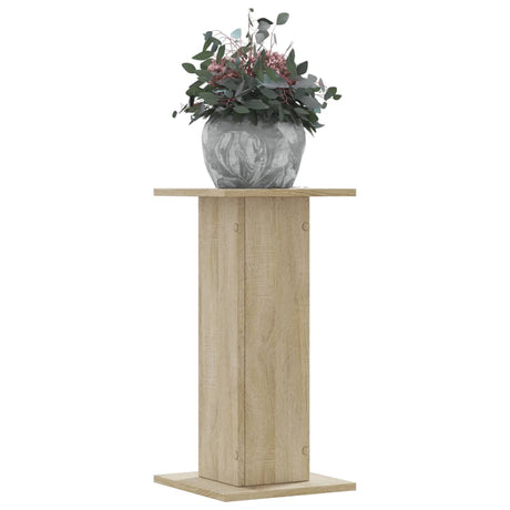 Vidaxxl Pflanzenständer 2 Stück 30x30x60 cm Holzwerkstoff Sonoma-Eiche