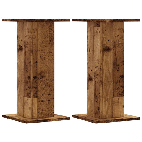 Vidaxx Pflanzenständer 2 Stück 30x30x60 cm behandeltes Holz, altholzfarben