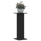 VidaXL Pflanzenständer 2 Stück 30x30x80 cm Holzwerkstoff schwarz