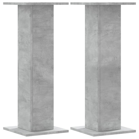Vidaxx Pflanzenständer 2 Stück 30x30x80 cm Holzwerkstoff Betongrau