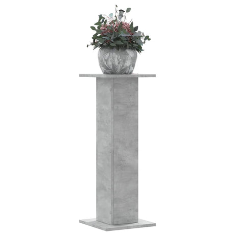 Vidaxx Pflanzenständer 2 Stück 30x30x80 cm Holzwerkstoff Betongrau