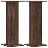 Vidaxx Pflanzenständer 2 Stück 30x30x80 cm Holzwerkstoff braune Eiche
