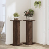 Vidaxx Pflanzenständer 2 Stück 30x30x80 cm Holzwerkstoff braune Eiche
