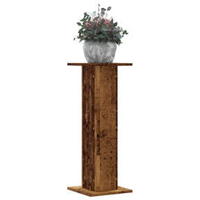 Vidaxx Pflanzenständer 2 Stück 30x30x80 cm behandeltes Holz, altholzfarben