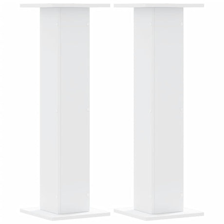 Vidaxx Pflanzenständer 2 Stück 30x30x95 cm Holzwerkstoff weiß