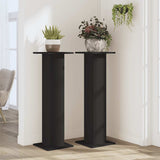 VidaXL Pflanzenständer 2 Stück 30x30x95 cm Holzwerkstoff schwarz
