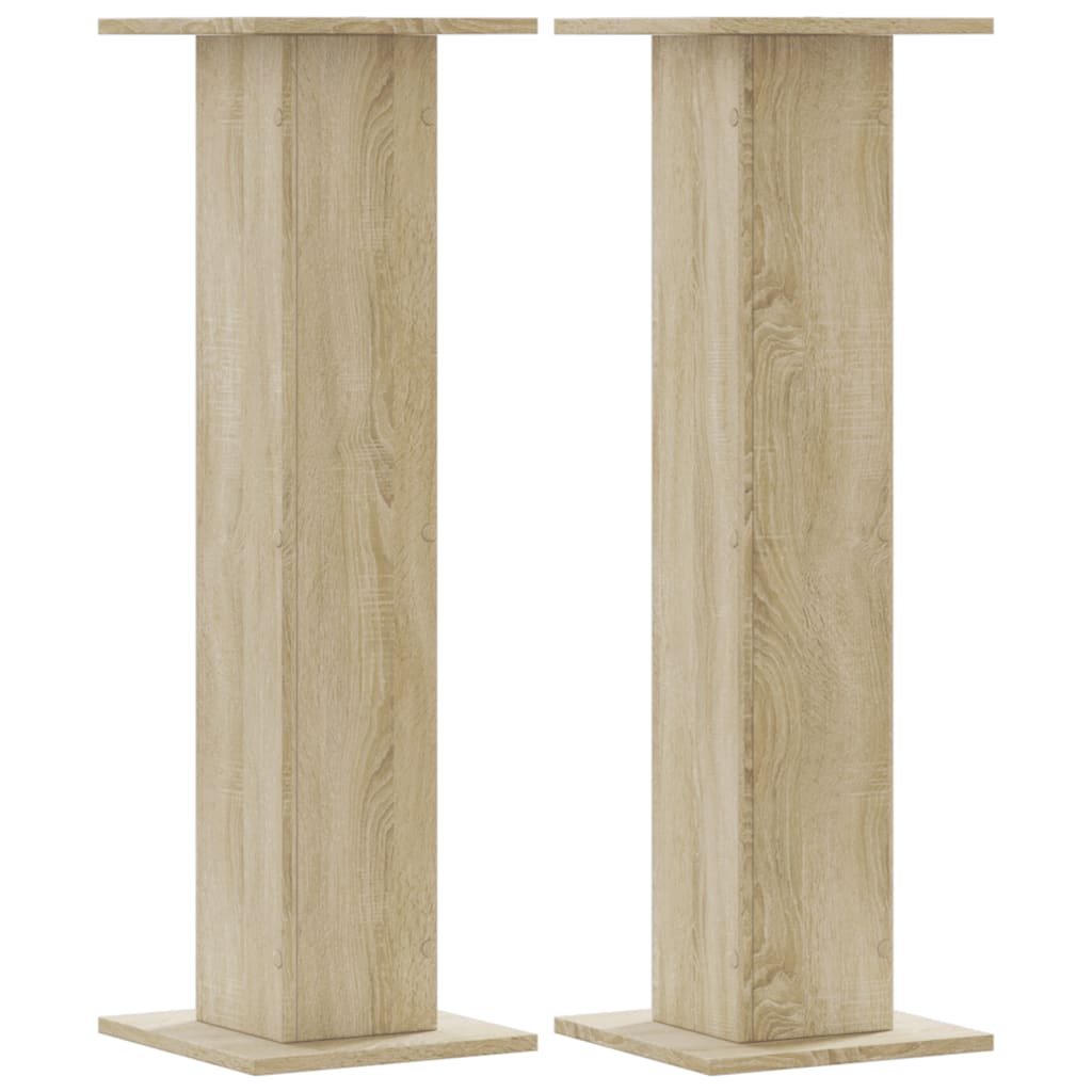 Vidaxx Pflanzenständer 2 Stück 30x30x95 cm Holzwerkstoff Sonoma-Eiche