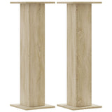 Vidaxx Pflanzenständer 2 Stück 30x30x95 cm Holzwerkstoff Sonoma-Eiche
