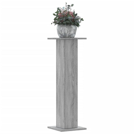 Vidaxx Pflanzenständer 2 Stk. 30x30x95 cm Holzwerkstoff Sonoma grau