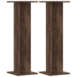 Vidaxx Pflanzenständer 2 Stück 30x30x95 cm Holzwerkstoff braune Eiche