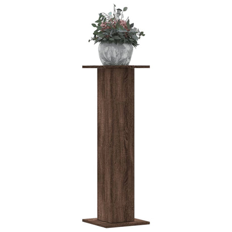 Vidaxx Pflanzenständer 2 Stück 30x30x95 cm Holzwerkstoff braune Eiche