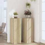 VidaXL Pflanzenständer 2 Stk. 33 x 33 x 100 cm, Holzwerkstoff Sonoma-Eiche
