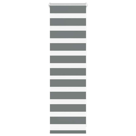 Vidaxx Zebra-Rollo 40x100 cm Stoffbreite 35,9 cm Dunkelgrau