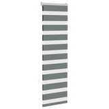 Vidaxx Zebra-Rollo 40x100 cm Stoffbreite 35,9 cm Dunkelgrau