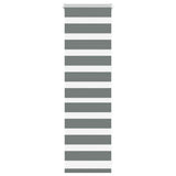 VidaXL Zebra-Rollo 45x100 cm Stoffbreite 40,9 cm Dunkelgrau