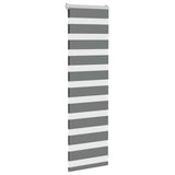 VidaXL Zebra-Rollo 45x100 cm Stoffbreite 40,9 cm Dunkelgrau