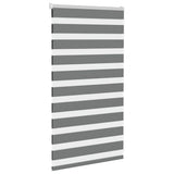 VidaXL Zebra-Rollo 70x100 cm Stoffbreite 65,9 cm Dunkelgrau