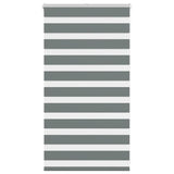 VidaXL Zebra-Rollo 75x100 cm Stoffbreite 70,9 cm Dunkelgrau