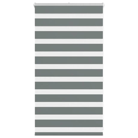 VidaXL Zebra-Rollo 75x100 cm Stoffbreite 70,9 cm Dunkelgrau