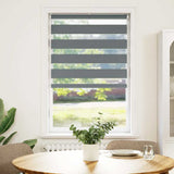VidaXL Zebra-Rollo 75x100 cm Stoffbreite 70,9 cm Dunkelgrau