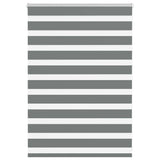 VidaXL Zebra-Rollo 110x100 cm Stoffbreite 105,9 cm Dunkelgrau