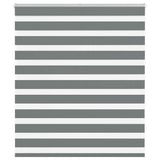 VidaXL Zebra-Rollo 120x100 cm Stoffbreite 115,9 cm Dunkelgrau