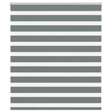 VidaXL Zebra-Rollo 135x100 cm Stoffbreite 130,9 cm Dunkelgrau