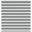 VidaXL Zebra-Rollo 140x100 cm Stoffbreite 135,9 cm Dunkelgrau