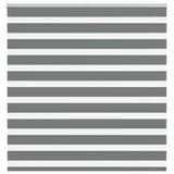 Vidaxx Zebra-Rollo 145x100 cm Stoffbreite 140,9 cm Dunkelgrau