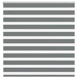VidaXL Zebra-Rollo 150x100 cm Stoffbreite 145,9 cm Dunkelgrau