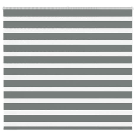 VidaXL Zebra-Rollo 155x100 cm Stoffbreite 150,9 cm Dunkelgrau