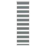 VidaXL Zebra-Rollo 45x150 cm Stoffbreite 40,9 cm Dunkelgrau