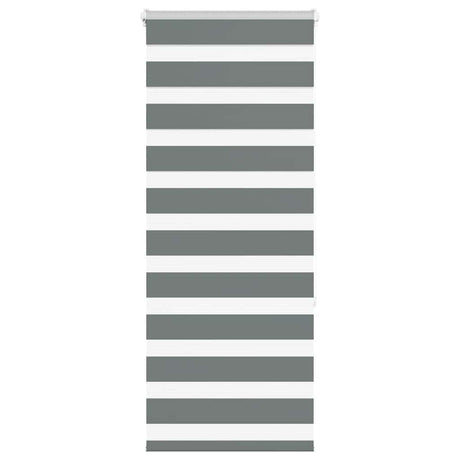 VidaXL Zebra-Rollo 60x150 cm Stoffbreite Dunkelgrau 55,9 cm