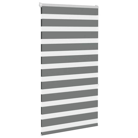 Vidaxx Zebra-Rollo 70x150 cm Stoffbreite 65,9 cm dunkelgrau