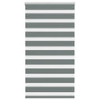VidaXL Zebra-Rollo 80x150 cm Stoffbreite 75,9 cm Dunkelgrau