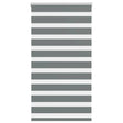 VidaXL Zebra-Rollo 85x150 cm Stoffbreite 80,9 cm Dunkelgrau