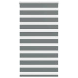 VidaXL Zebra-Rollo 85x150 cm Stoffbreite 80,9 cm Dunkelgrau