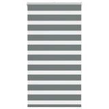 VidaXL Zebra-Rollo 90x150 cm Stoffbreite 85,9 cm Dunkelgrau
