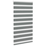 VidaXL Zebra-Rollo 90x150 cm Stoffbreite 85,9 cm Dunkelgrau