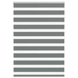 VidaXL Zebra-Rollo 105x150 cm Stoffbreite 100,9 cm Dunkelgrau