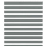 VidaXL Zebra-Rollo 120x150 cm Stoffbreite 115,9 cm Dunkelgrau