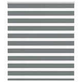 VidaXL Zebra-Rollo 125x150 cm Stoffbreite 120,9 cm Dunkelgrau
