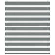 VidaXL Zebra-Rollo 135x150 cm Stoffbreite 130,9 cm Dunkelgrau
