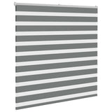 VidaXL Zebra-Rollo 145x150 cm Stoffbreite 140,9 cm Dunkelgrau